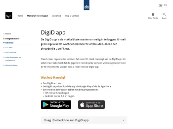 DigiD app - DigiD