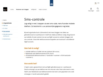 Sms-controle - DigiD
