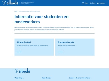 Informatie voor studenten en medewerkers | Albeda ...