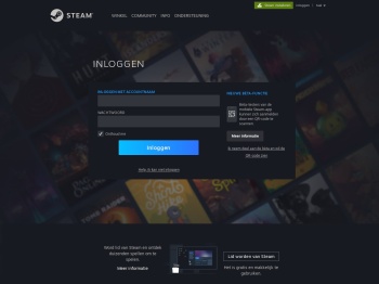 Inloggen - Steam