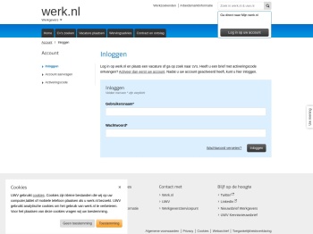 Inloggen - Werk.nl