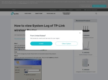 How to view System Log of TP-Link wireless Router? | TP-Link ...
