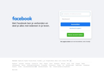 facebook login nederland