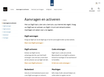 www digid nl code invoeren